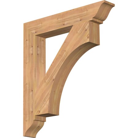 Ekena Millwork Westlake Traditional Smooth Bracket, Western Red Cedar, 5 1/2"W x 36"D x 40"H BKT06X36X40WTL01SWR